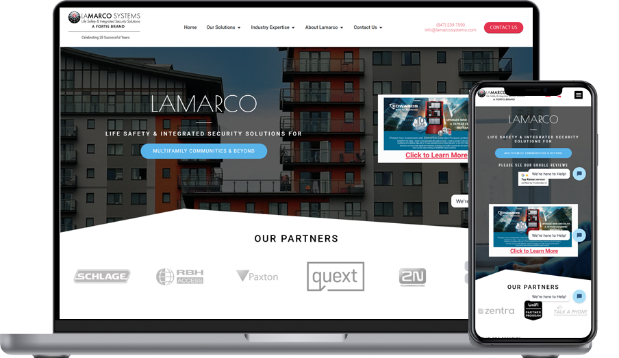 LaMarco Systems Website Experience